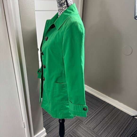 Banana Republic Kelly green double breasted jacket business casual. - Picture 4 of 9